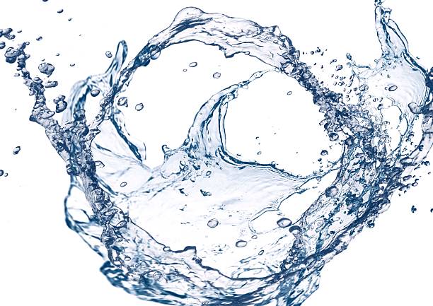istock 3d illustration of abstract blue water splash on white background 2211725638