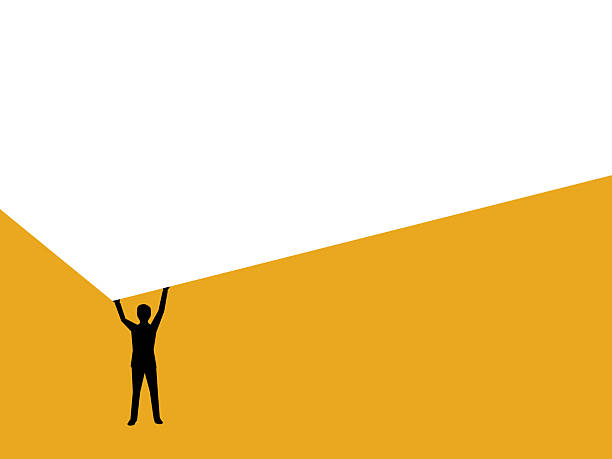 istock Power, strength, brave businessman lifting heavy cubes 2211727845