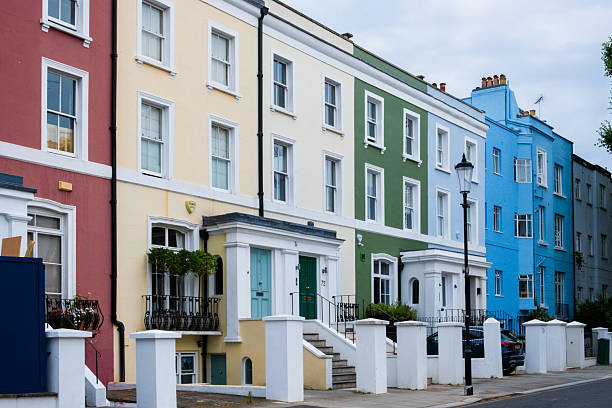 istock Colourful buildings in Notting Hill, London 2211738792