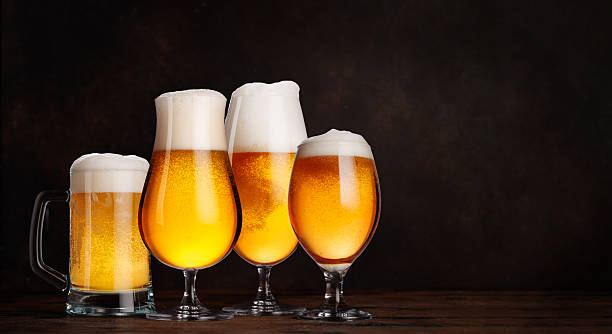 istock A selection of various beer glasses filled with draft beer 2211739170