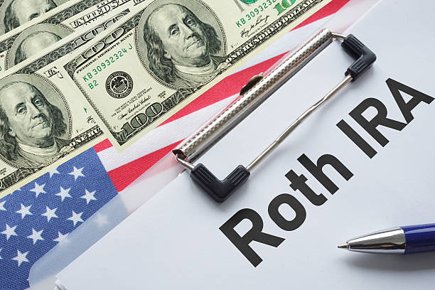 istock Individual Retirement Accounts Roth IRA is shown using the text 2211742265