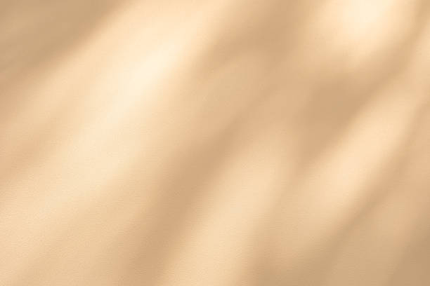 istock Studio style background wall decoration presentation uses white and beige tones. with shadows cast from a nearby window, concept creating a decorative 2211742335