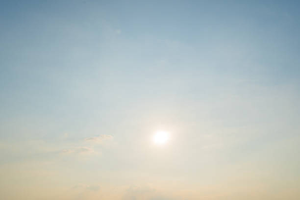View of the sun with clouds and sky