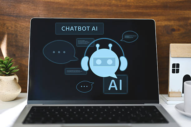 istock Chatbot ai providing customer service on laptop screen 2211745344