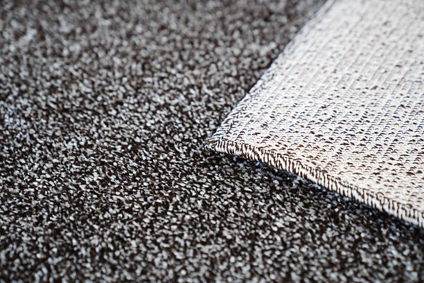 istock close-up. dark gray Interior pile carpet made of polypropylene. 2211748860