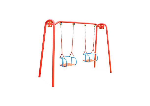 istock Children's swing for two places. 2211750802