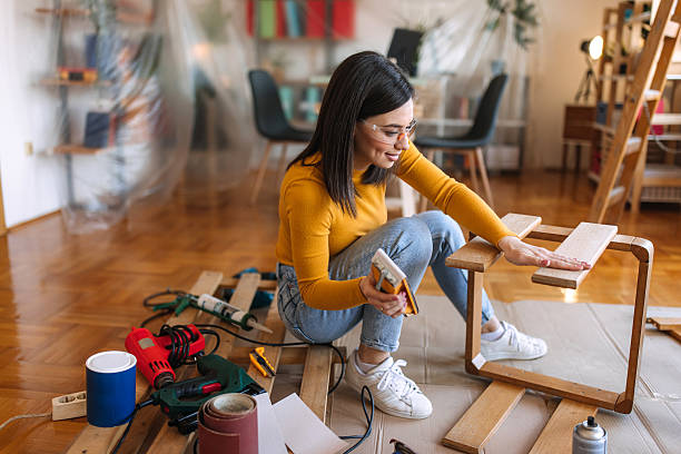 istock Sanding furniture 2211753202