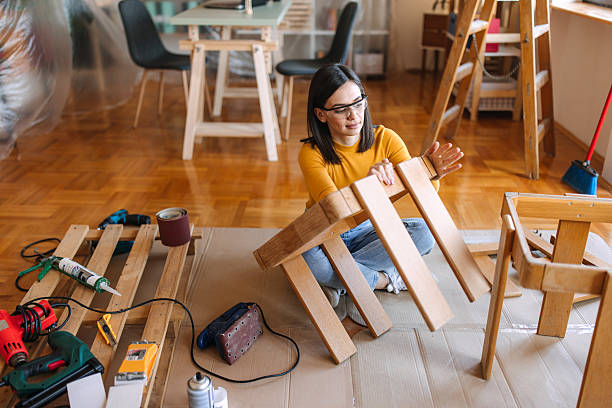 istock Sanding furniture 2211753225
