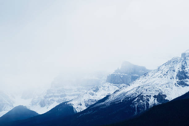 Photo of a mountain landscape in Canada, North America.