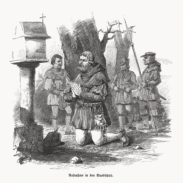 istock An inclusion ceremony into the Bundschuh, wood engraving, published 1891 2211760418