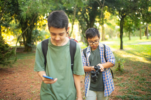 Boys  in nature