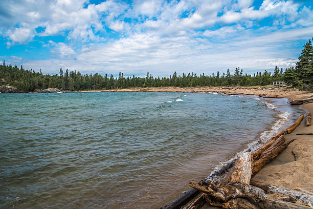 Sand beach stock photo