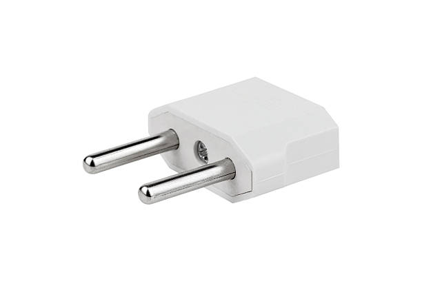 istock adapter for American outlet, plug adapter isolated from background 2211767838