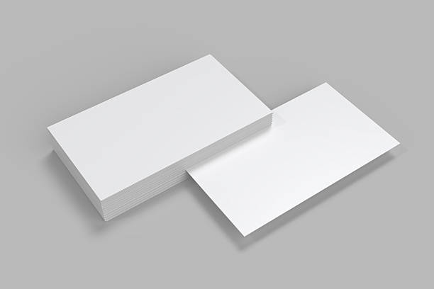 istock Modern business card mockup on the stack with front and back isolated. Template design for presentation branding identity, namecard, gift card, invitation, game card, greeting card, stationery, ads 2211769448