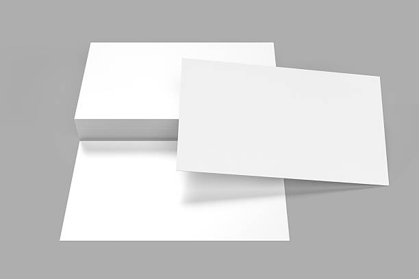 istock Modern business card mockup on the stack with front and back isolated. Template design for presentation branding identity, namecard, gift card, invitation, game card, greeting card, stationery, ads 2211769450