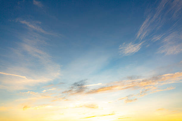 istock Background, backdrop, clouds and morning sky,Sunset sky for background or sunrise sky and cloud at morning. 2211776501