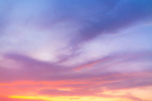 istock Background, cloud texture and orange and pink sky in the morning,Background Gradient sunset sunrise summer abstract Sky Evening Pastel Soft Effect Pattern Texture Design Nature Spring Light Beauty Template  Yellow Color Wallpaper 2211776542