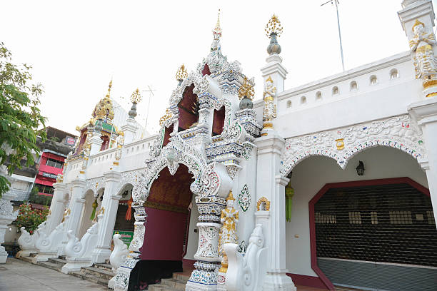 istock Ancient architecture building at Wat Phra Kaew, Chaing Rai, Thailand. 2211779032