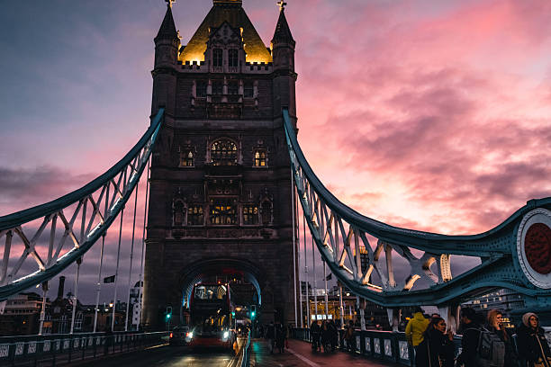 istock Tower Bridge London with Canary Wharf inbackground. 2211779681