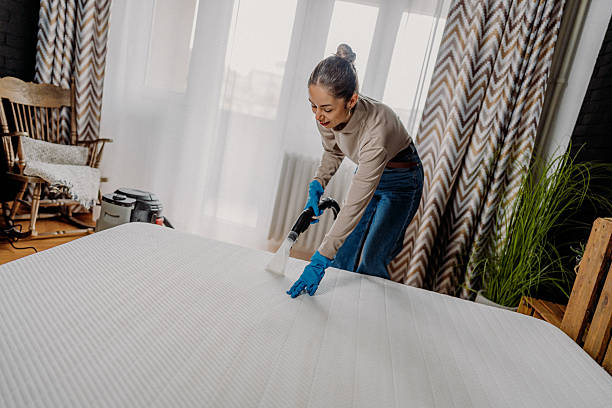 istock Cleaning the mattress  stain 2211780872