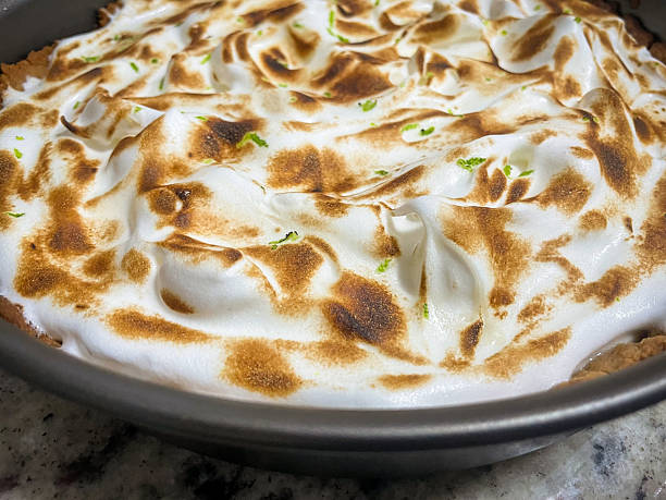 istock Close up of a home made lemon pie 2211784957