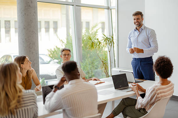 istock Business Presentation with Positive Team Engagement 2211785210