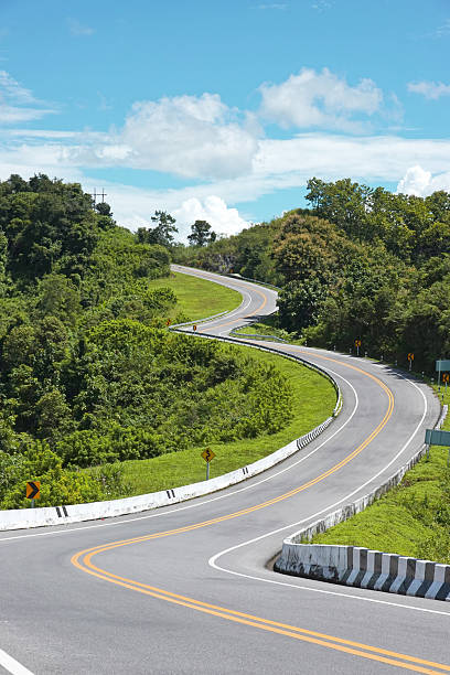 istock Road No.3 on Root 1081 among the mountains 2211786690