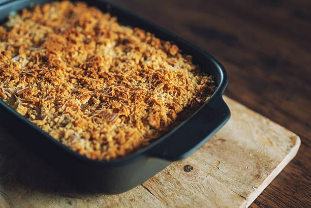 istock Baked Mac and Cheese in casserole dish. 2211787697