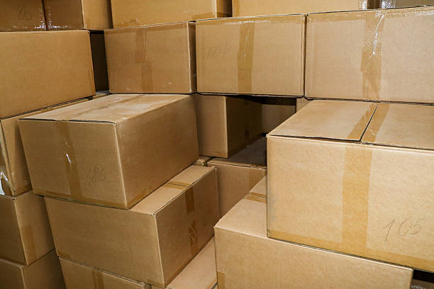 istock The photo shows a stack of boxes 2211787860