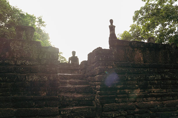 Ancient Hindu temple at dawn in the Angkor Wat temple complex, Siem Reip, Cambodia