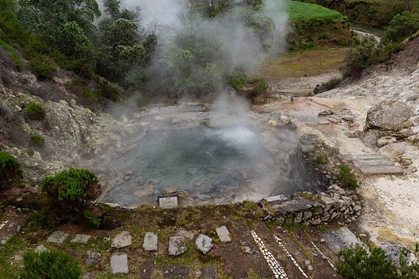 istock Steaming Geothermal Spring in Nature in Azores 2211795934