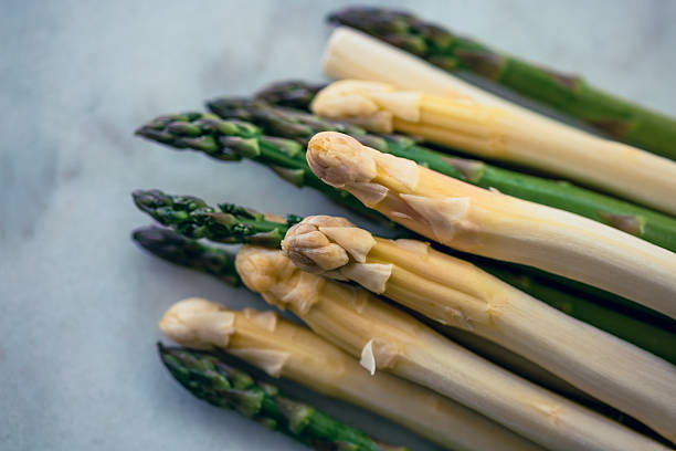 istock Green and white asparagus. 2211796177