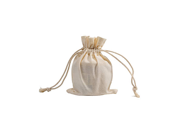 istock A white bag with a rope tied to it 2211798417