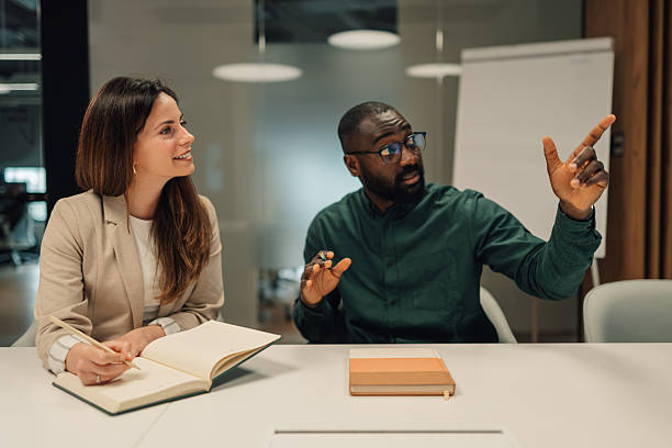 istock Business people collaborating on a project in the office 2211814906