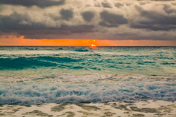 Sunrise at the Cancun Beach