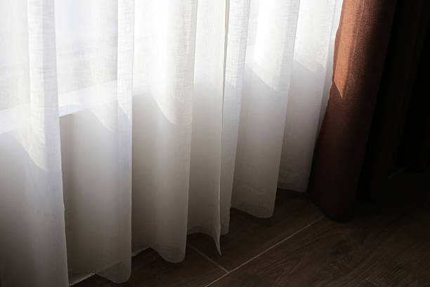 istock Curtains door or window, Room decoration interior 2211832826