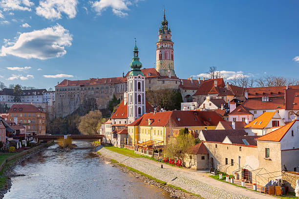 istock Old town Cesky Krumlov on a sunny day, Czech Republic 2211834184