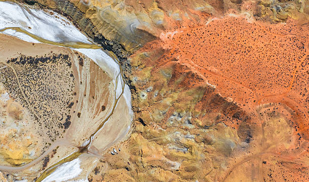 istock Geological Symphony: Utah’s Painted Desert from Above 2211836284
