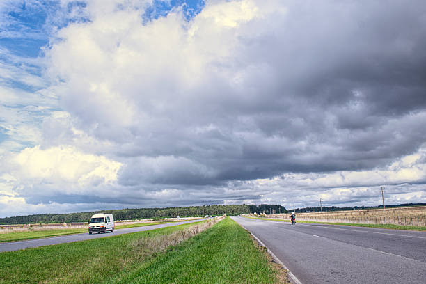 Vehicles on the road in Argentina