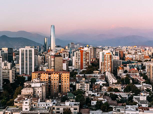 istock Skyline of Santiago, Chile at Sunset 2211840875