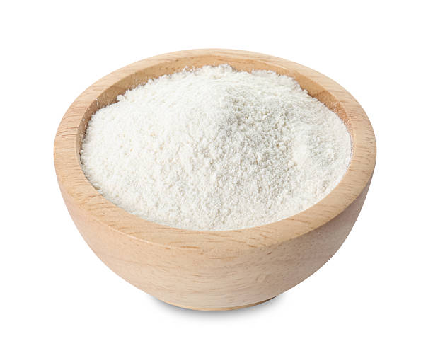 istock Baking powder in bowl isolated on white 2211845910