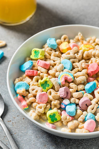 istock Sweet Sugar Kids Lucky Cereal for Breakfast 2211858381