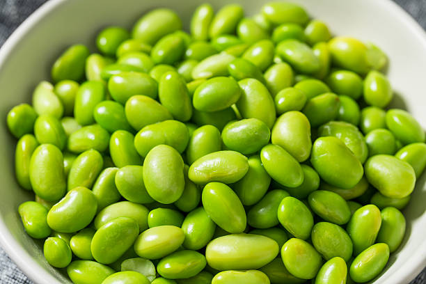istock Green Organic Shelled Soy Edamame Beans 2211858432