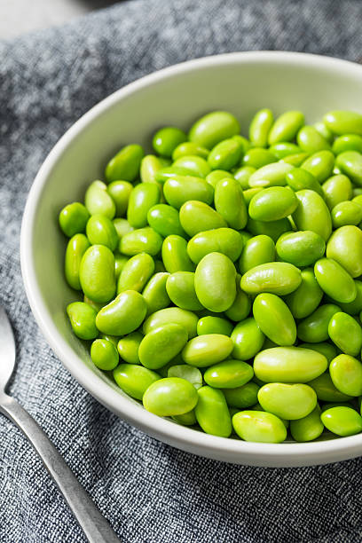 istock Green Organic Shelled Soy Edamame Beans 2211858465