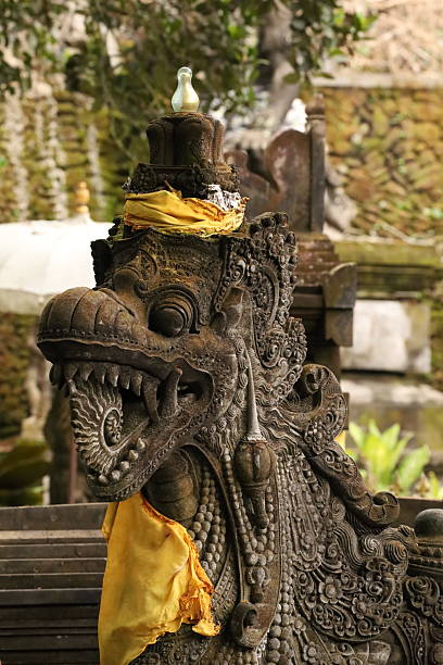 istock Statue at a Hindu temple in Bali 2211859376