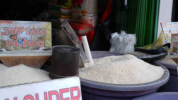 Different rice prices based on the type of rice in supply chain.