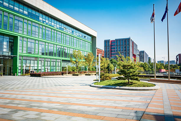 istock Vibrant Urban Landscape With Modern Architecture and Lush Greenery 2211878229