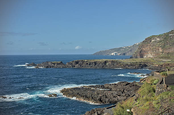 istock Atlantic ocean rocky coastline panoramic landscape horizon view 2211883167