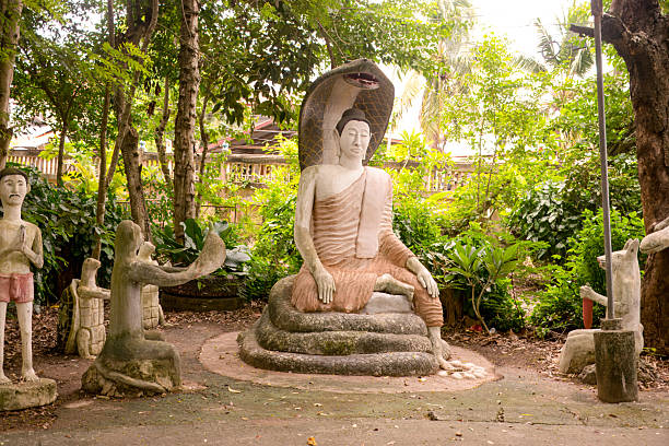 istock Buddha Statue Under Naga Hood 2211891939