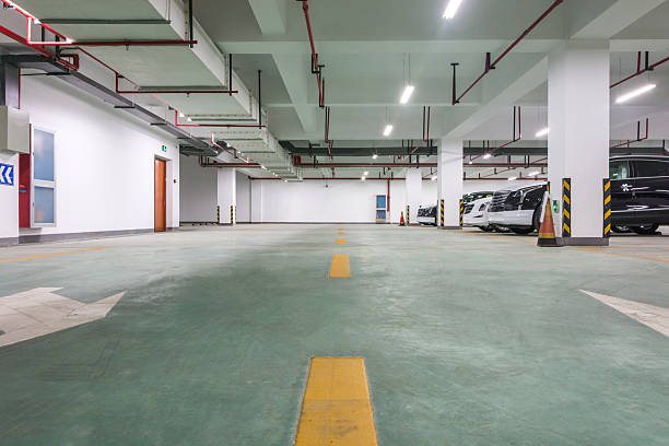 istock Spacious and Modern Underground Parking Lot Ideal for Urban Use 2211893152
